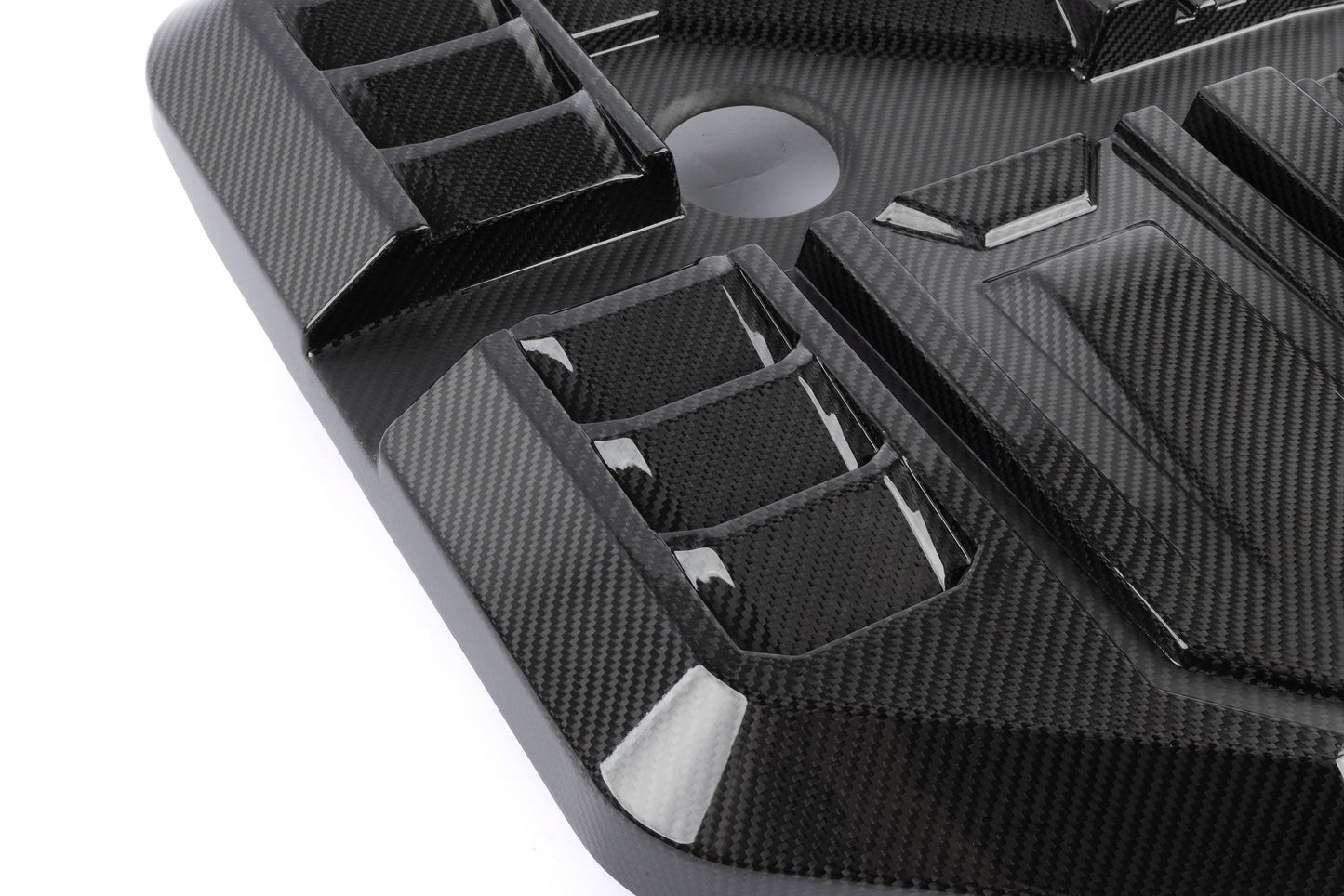 Dinan カーボンエンジンカバー (Gloss) - 2021-2026 BMW M2/M3/M4