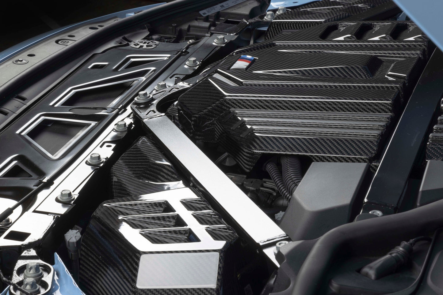 Dinan カーボンエンジンカバー (Gloss) - 2021-2026 BMW M2/M3/M4