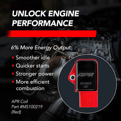 APR イグニッションコイルパック (赤) 4.0TFSI