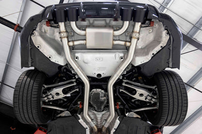 Dinan アクスルバックエキゾースト - 2021-2026 BMW M3/M4 (Polished)
