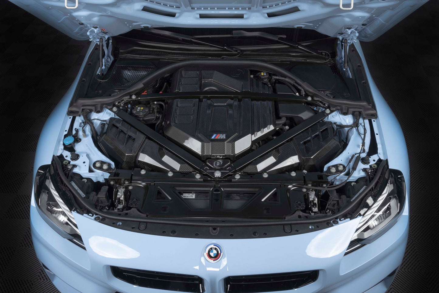 Dinan カーボンエンジンカバー (Gloss) - 2021-2026 BMW M2/M3/M4