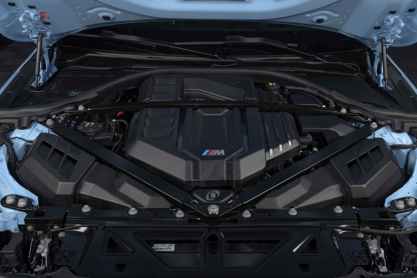 Dinan カーボンエンジンカバー (Matte) - 2021-2026 BMW M2/M3/M4