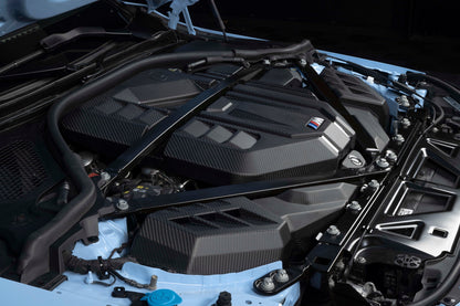 Dinan カーボンエンジンカバー (Matte) - 2021-2026 BMW M2/M3/M4