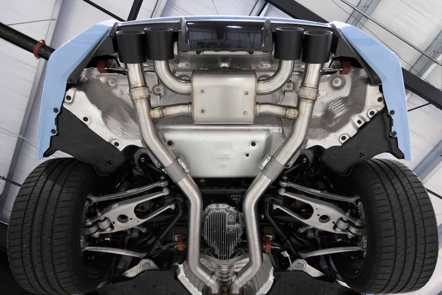 Dinan アクスルバックエキゾースト - 2023-2026 BMW M2 (Polished)