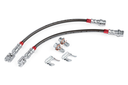 APR ステンレスメッシュブレーキライン - リア VW Golf SportWagen 15-19, Golf Alltrack 17-19, Tiguan 09-17, GTI 15-24, Passat 12-22