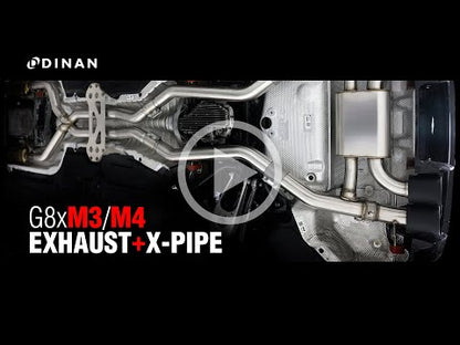 Dinan アクスルバックエキゾースト - 2021-2026 BMW M3/M4 (Black)